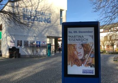 Outdoorstele Stadthalle Erding