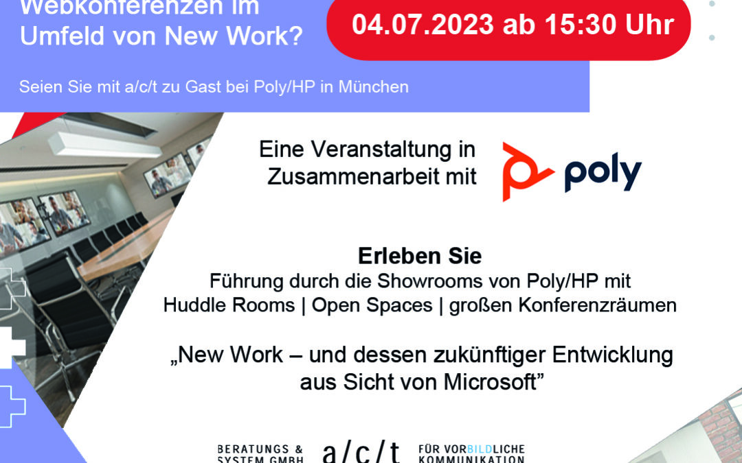 a/c/t Event bei Poly in München