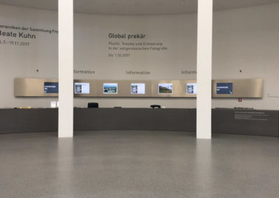 Pinakothek der Moderne Digitale-Beschilderung